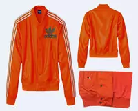 chaqueta adidas vintage superstar track cool button like red